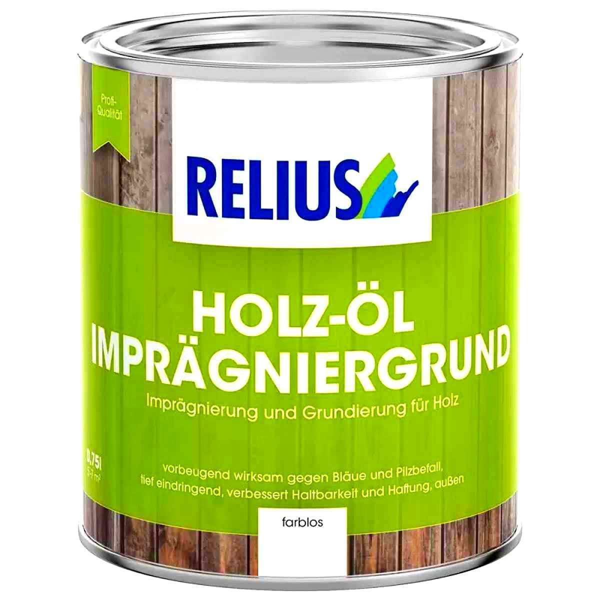 HOLZ-ÖL IMPRÄGNIERGRUND Holz-Öl Imprägniergrund für Außen-Relius HOLZ-ÖL IMPRÄGNIERGRUND