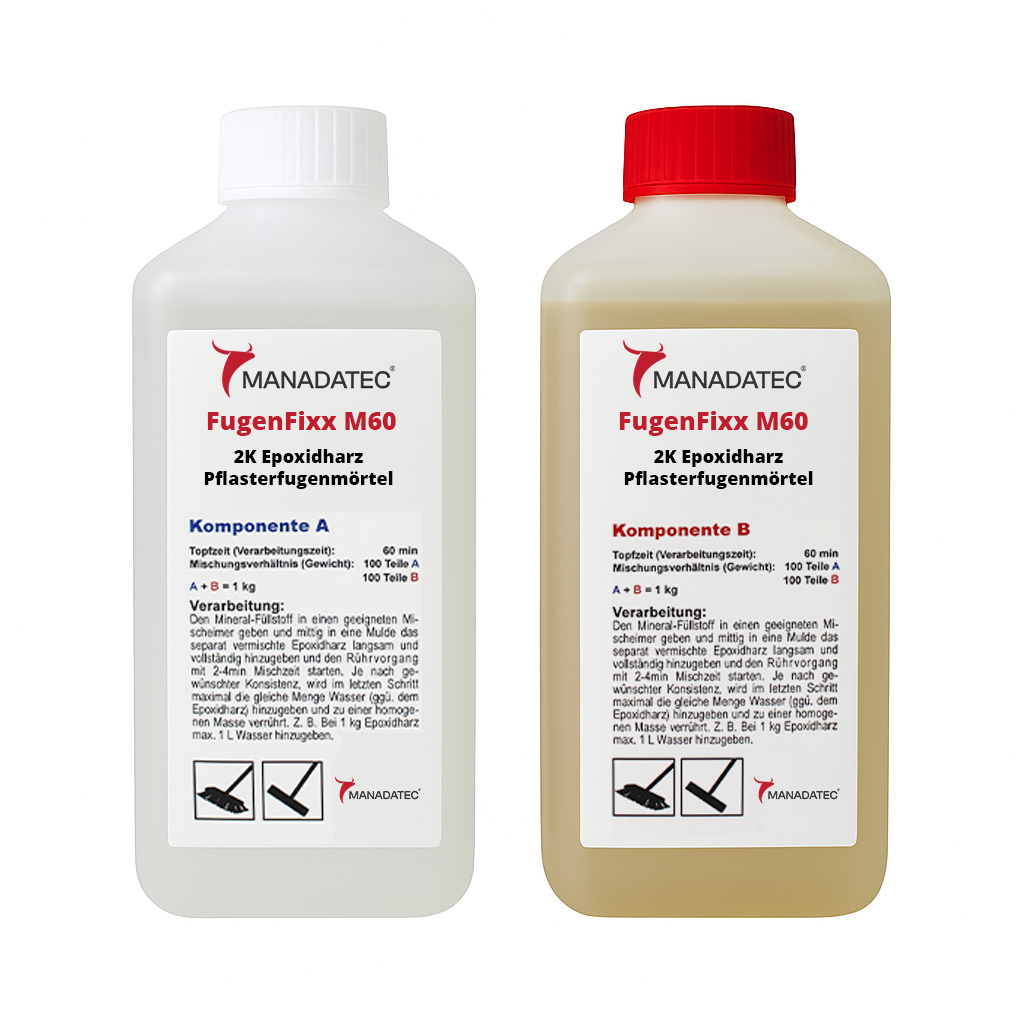 FugenFixx-M60 2K Epoxidharz Pflasterfugenmörtel FugenFixx M60 – Bild 1